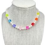 Necklace Happy Face Colors